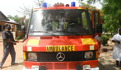 Feuerwehrauto aus Gernlinden - Start