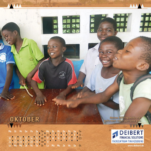 Togo-Kalender – 2016 – Oktober Togo-Kalender - 2016 - Oktober