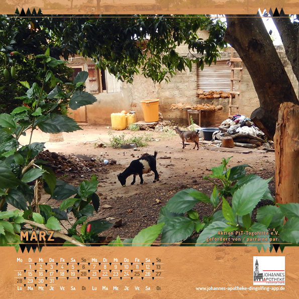 Togo-Kalender – 2016 – März Togo-Kalender - 2016 - März
