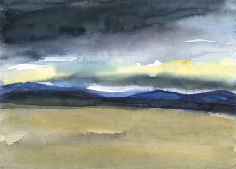 Island Höfn 50 x 40 cm (B x H) Aquarell Galeriepreis: 300 € Mindestgebot: 200 €