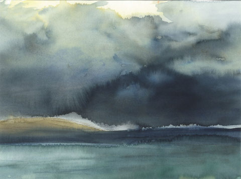 Sprengisandur 2013 50 x 40 cm (B x H) Aquarell Galeriepreis: 300 € Mindestgebot: 200 €