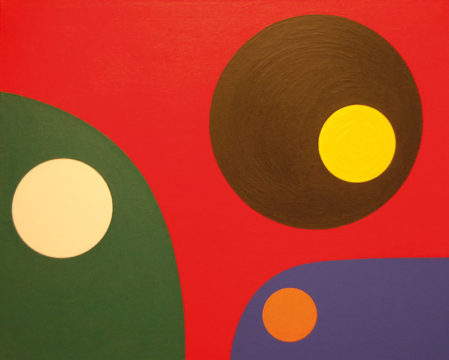Großer weißer Kreis 1962 / 2000 65 x 55 cm (50,4 x 40 cm) (B x H) Siebdruck auf Büttenkarton Blatt: 31/60 mit Rahmen/Passepartout Galeriepreis: 650 € Mindestgebot: 200 €