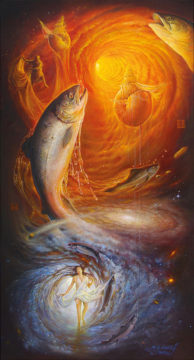 Wiederkehr 2014 40 x 80 cm (B x H) Öl auf Leinwand Galeriepreis: 4.000 € Mindestgebot: 3.200 €