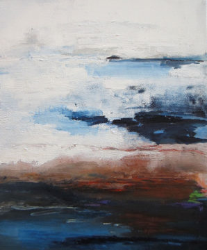 Leblon 2010 50 x 60 cm (B x H) Mischtechnik auf Leinwand (Öl, Acryl, Kreide) Galeriepreis: 600 € Mindestgebot: 300 €