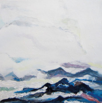Zillertal 2015 50 x 50 cm (B x H) Mischtechnik auf Leinwand (Öl, Acryl, Kreide) Galeriepreis: 400 € Mindestgebot: 200 €