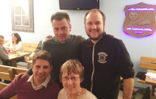 v.l. Florian Rensch, Manfred Schwabel, Margret Kopp, Andy Kopp