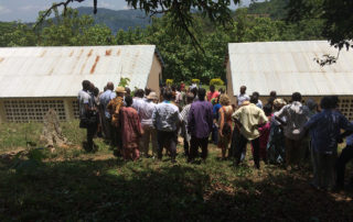 Grundsteinlegung der Schulkantine in Kouma Apoti 2016