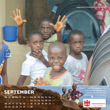 Das September-Blatt des Togo-Kalenders 2019