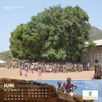 Das Juni-Blatt des Togo-Kalenders 2019