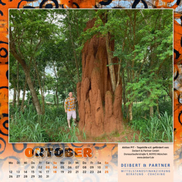 Togo-Kalender 2020, das Oktoberblatt