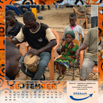 Togo-Kalender 2020, das Septemberblatt