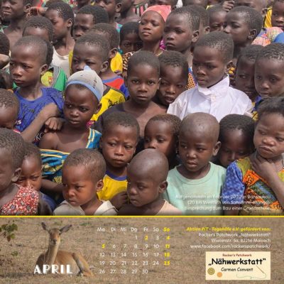 Togo-Kalender 2021 - April