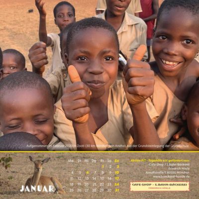 Togo-Kalender 2021 - Januar
