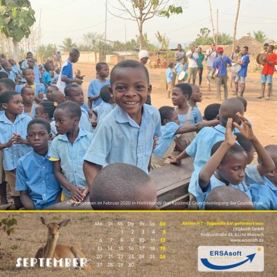 Togo-Kalender 2021 - September