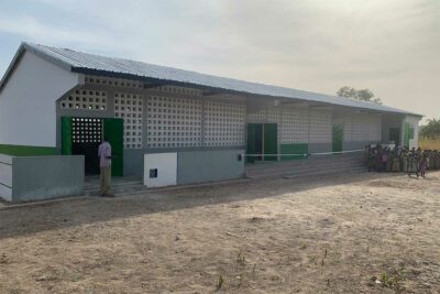 Das neue Schulgebäude in Kperike