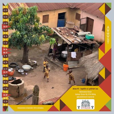 Togo-Kalender 2022 - August