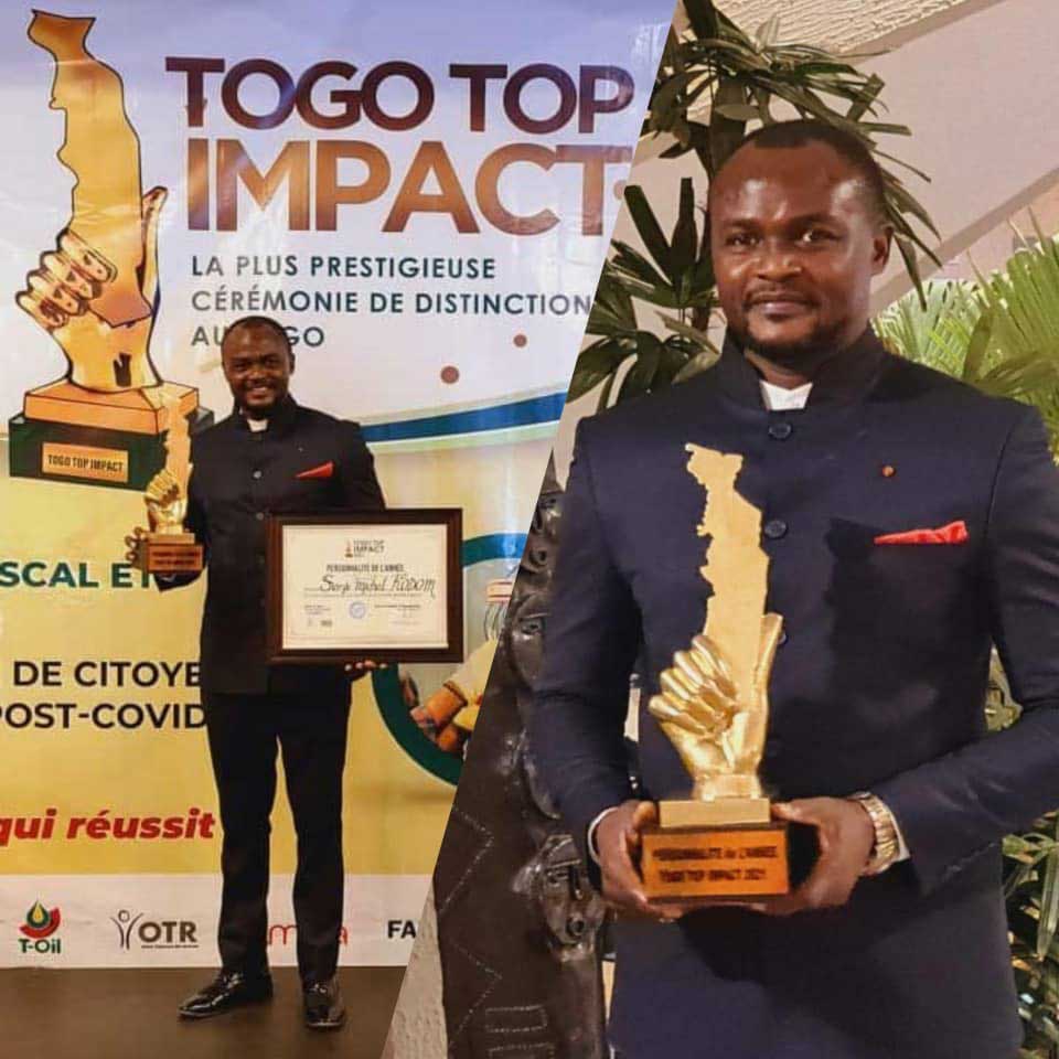 Dr. Kodom mit dem Preis „Persönlichkeit des Jahres in Togo“ ausgezeichnet
