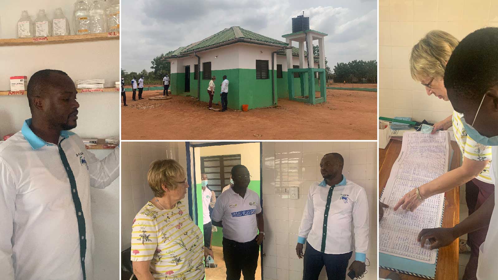 Bilder von unserem Besuch bei der Krankenstation Amsa in Dajakplémé