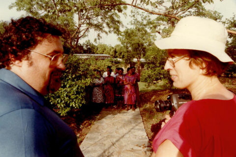 Gerhard Reichert und Margret Kopp in Togo