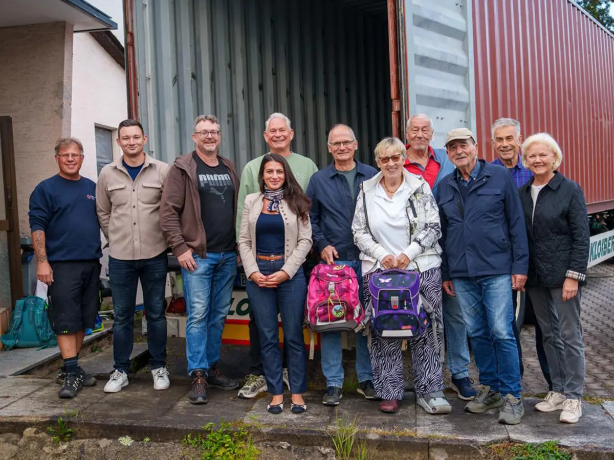 Das Containerbeladungs-Team